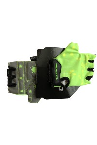 Перчатки детские открытые  Benotto LCL-K6596(Green/Grey)