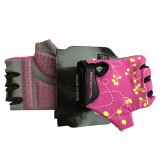 Перчатки детские открытые  Benotto LCL-K6596(Pink/Grey)